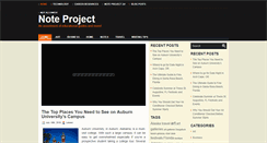 Desktop Screenshot of noteproject.com